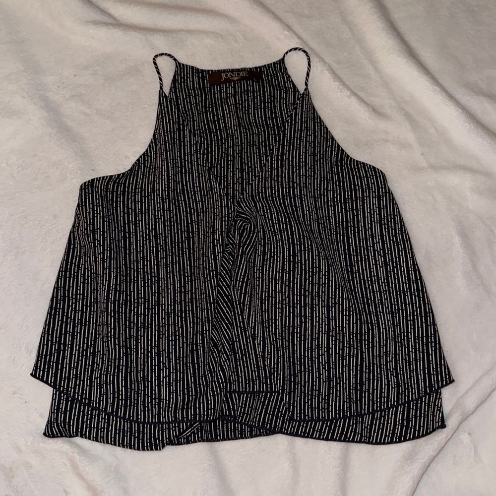Professional blouse, black and white